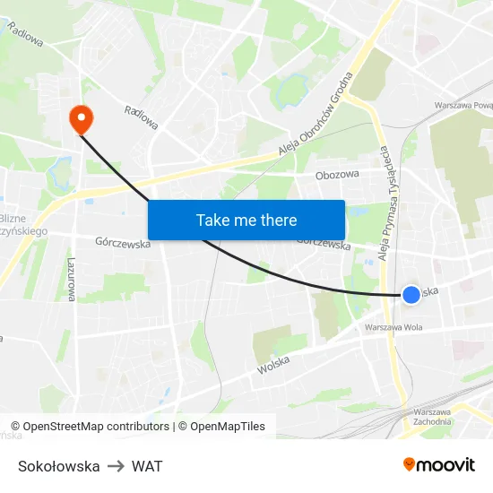 Sokołowska to WAT map