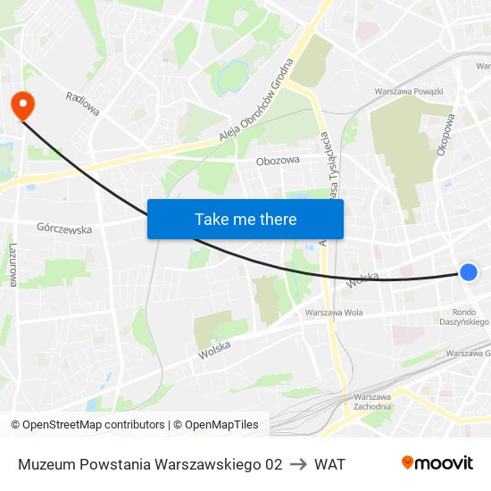 Muzeum Powstania Warszawskiego 02 to WAT map