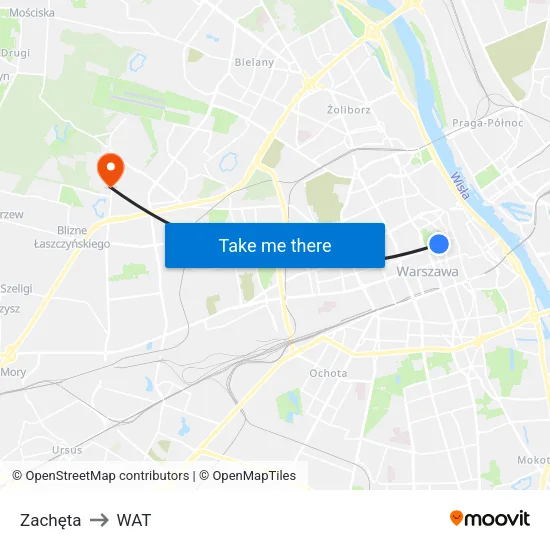 Zachęta to WAT map