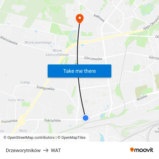 Drzeworytników to WAT map