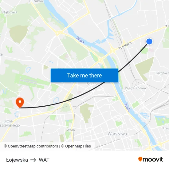 Łojewska to WAT map