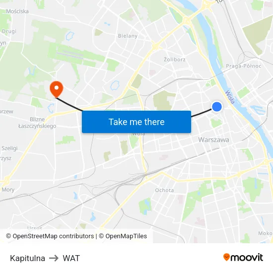 Kapitulna to WAT map