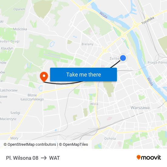 Pl. Wilsona 08 to WAT map