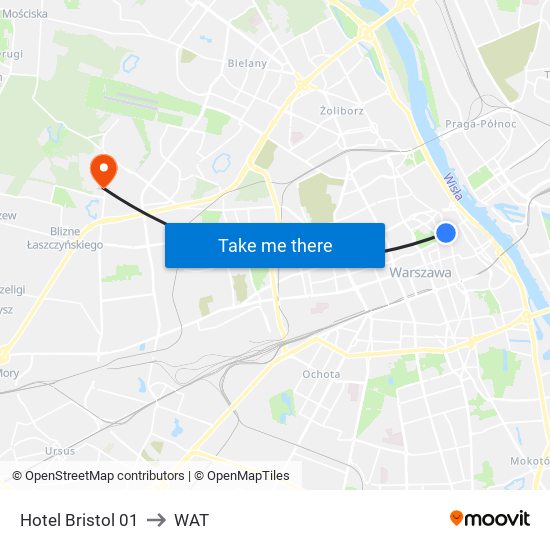 Hotel Bristol 01 to WAT map