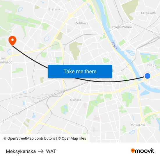 Meksykańska to WAT map