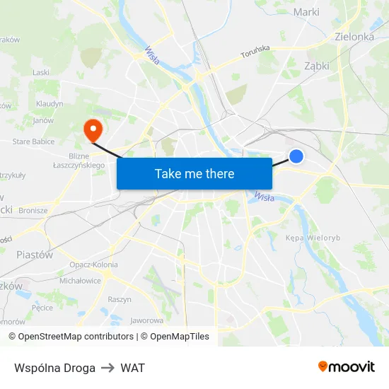 Wspólna Droga to WAT map