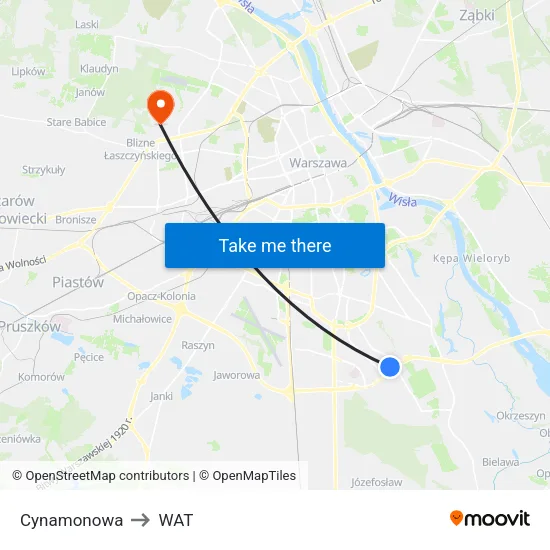 Cynamonowa to WAT map