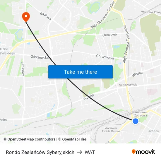 Rondo Zesłańców Syberyjskich to WAT map
