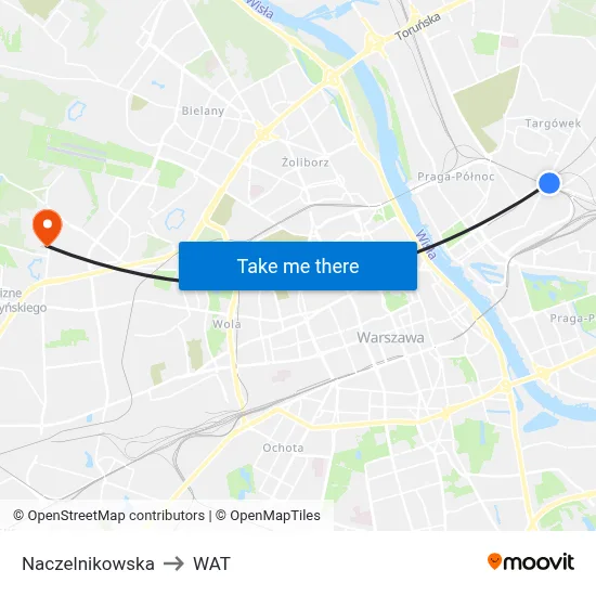 Naczelnikowska to WAT map