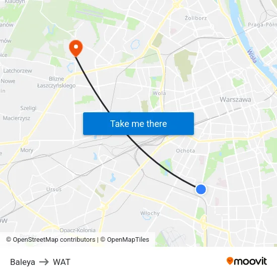 Baleya to WAT map