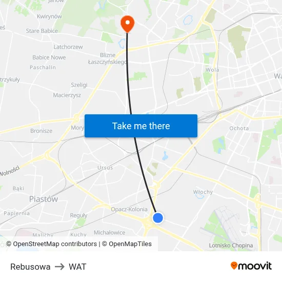 Rebusowa to WAT map