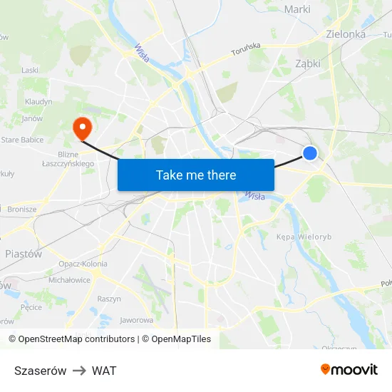 Szaserów to WAT map