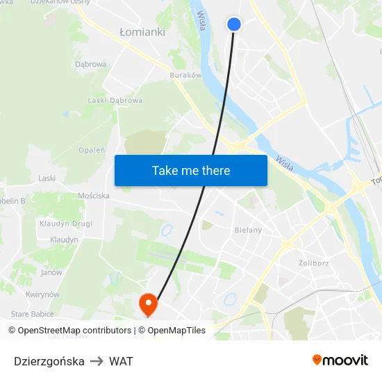 Dzierzgońska to WAT map