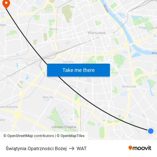 Świątynia Opatrzności Bożej to WAT map