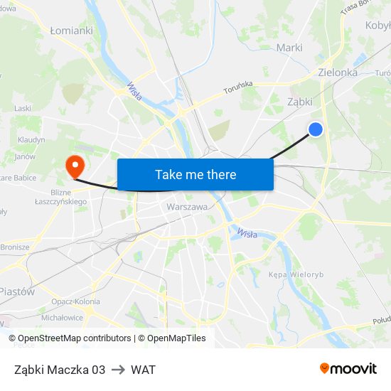 Ząbki Maczka 03 to WAT map