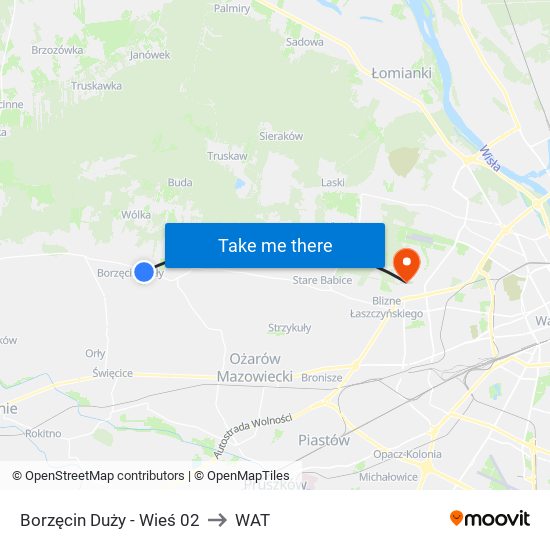 Borzęcin Duży - Wieś 02 to WAT map