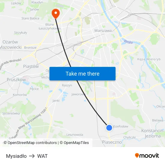 Mysiadło to WAT map
