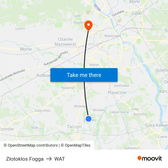 Złotokłos Fogga to WAT map