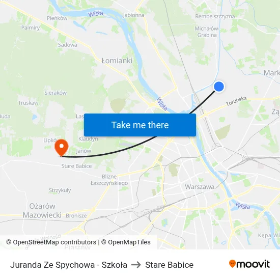 Juranda Ze Spychowa - Szkoła to Stare Babice map