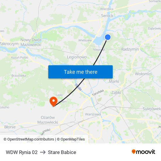 WDW Rynia 02 to Stare Babice map