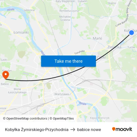 Kobyłka Żymirskiego - Przychodnia to babice nowe map