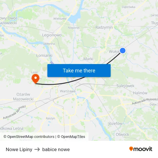 Nowe Lipiny to babice nowe map