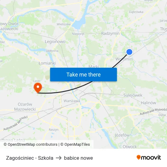 Zagościniec - Szkoła to babice nowe map