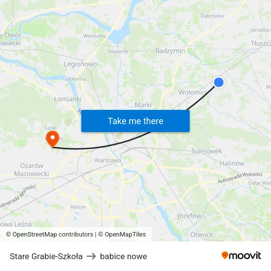 Stare Grabie - Szkoła to babice nowe map
