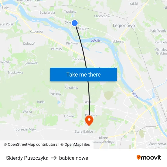 Skierdy Puszczyka to babice nowe map