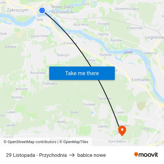 29 Listopada - Przychodnia to babice nowe map