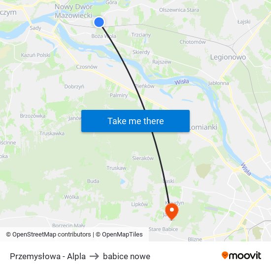 Przemysłowa - Alpla to babice nowe map