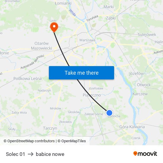 Solec to babice nowe map