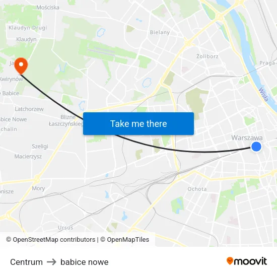 Centrum to babice nowe map