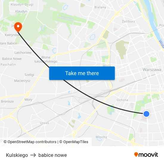 Kulskiego to babice nowe map