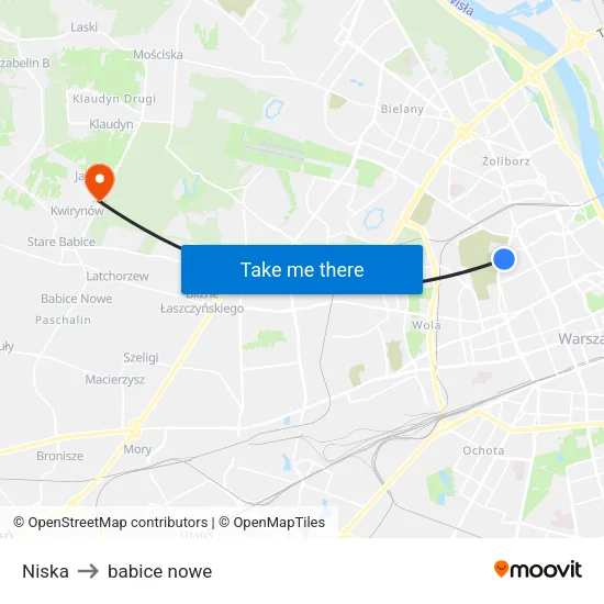 Niska to babice nowe map