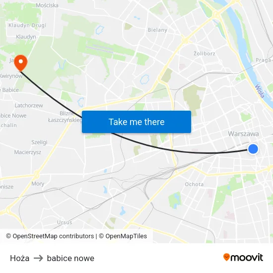 Hoża to babice nowe map