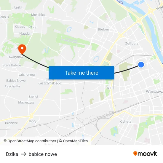 Dzika to babice nowe map