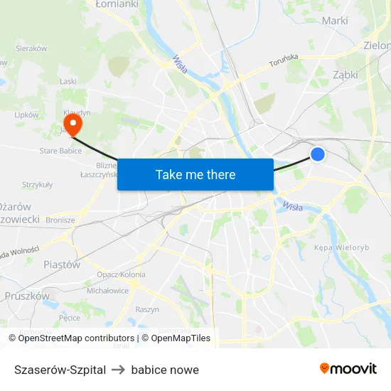 Szaserów - Szpital to babice nowe map