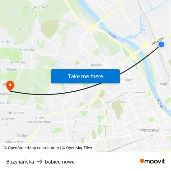 Bazyliańska to babice nowe map