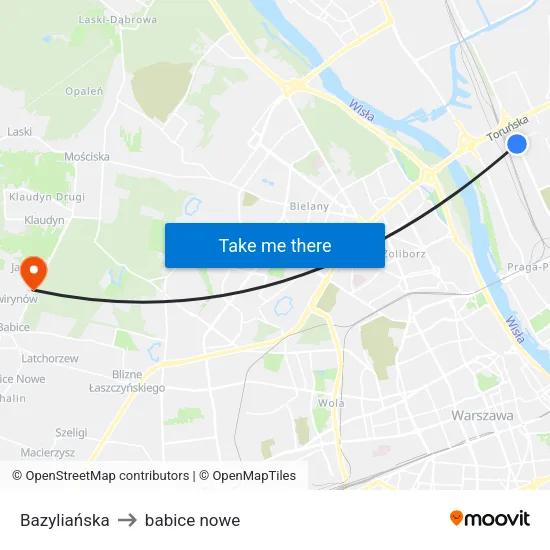 Bazyliańska to babice nowe map