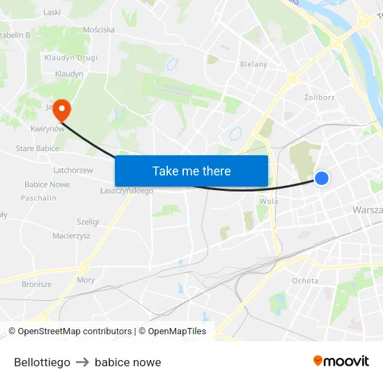 Bellottiego to babice nowe map