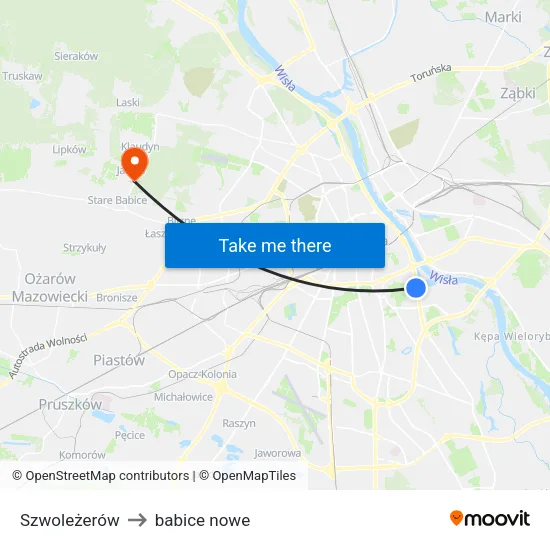 Szwoleżerów to babice nowe map