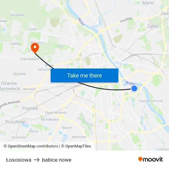 Łososiowa to babice nowe map