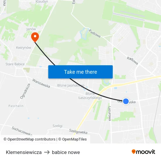 Klemensiewicza to babice nowe map
