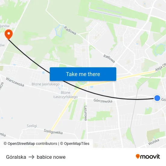 Góralska to babice nowe map