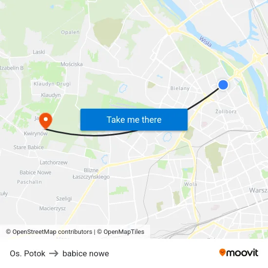 Os. Potok to babice nowe map