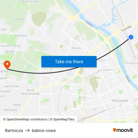 Bartnicza to babice nowe map