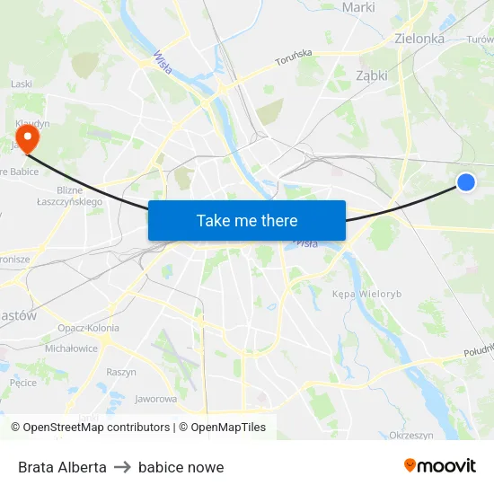 Brata Alberta to babice nowe map