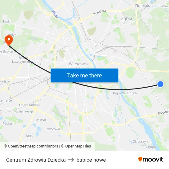 Centrum Zdrowia Dziecka to babice nowe map