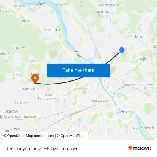Jesiennych Liści to babice nowe map